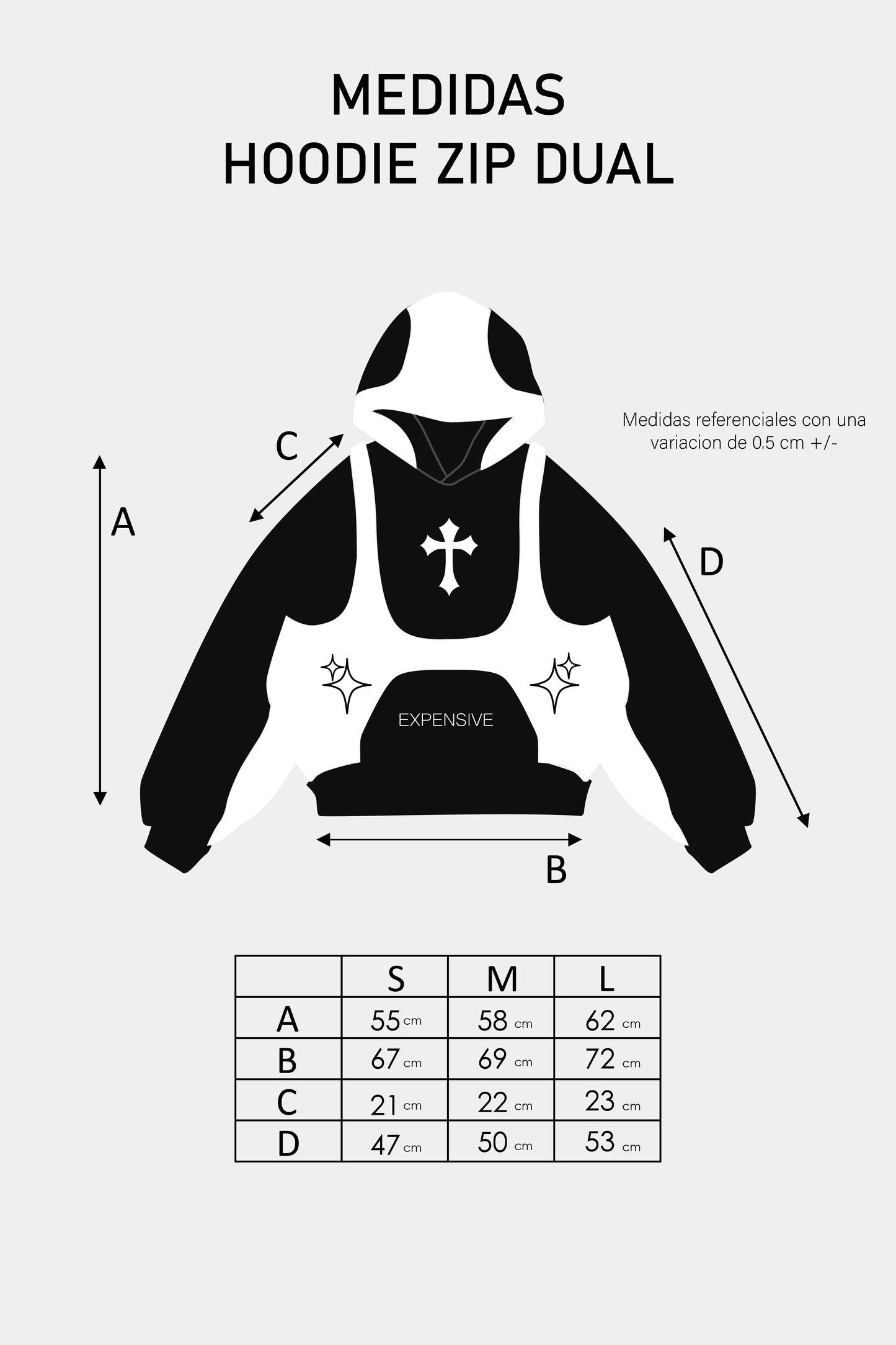 ZIP HOODIE DUAL BOXY FIT VERDE PINO