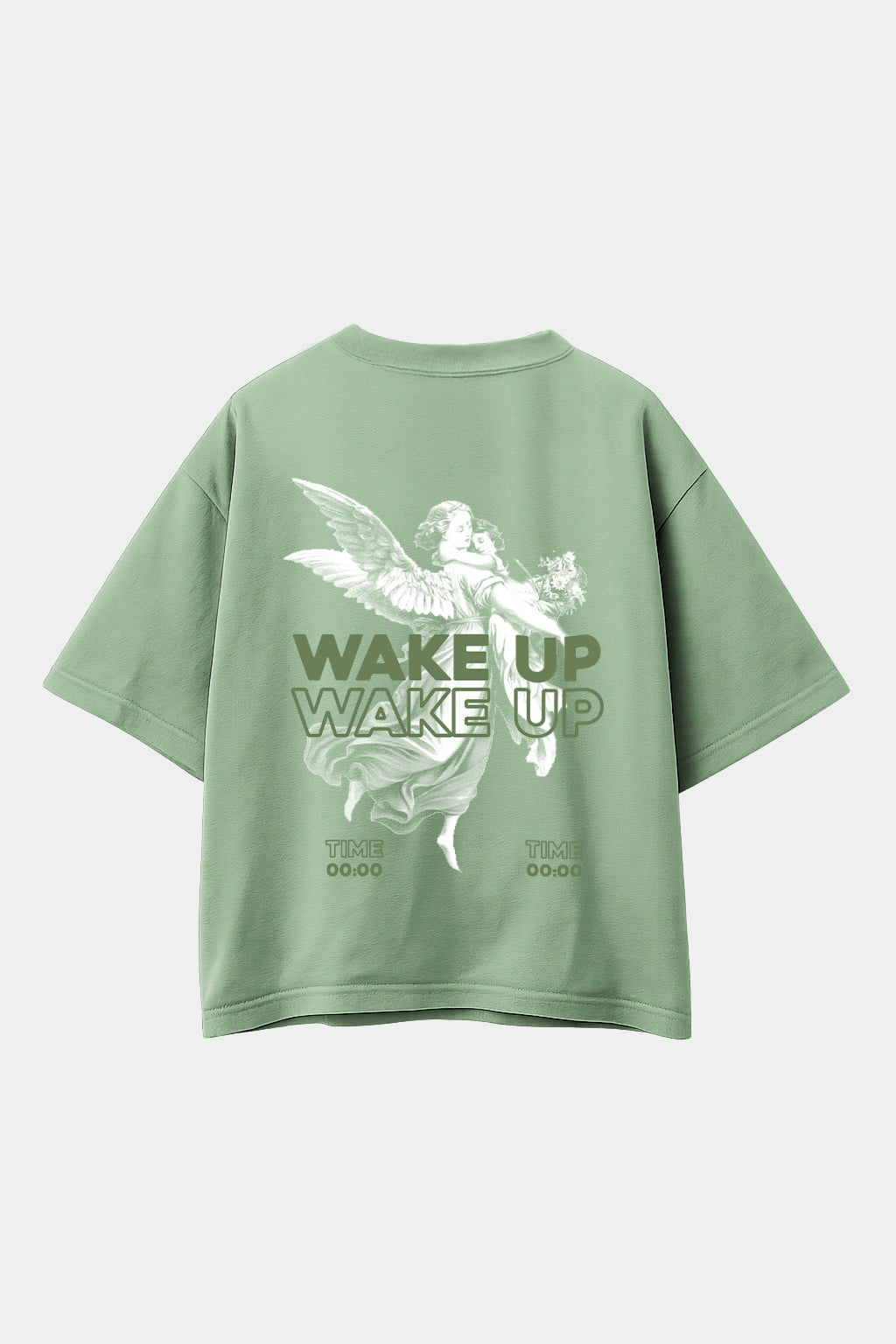 POLO OVERSIZE TIME VERDE AGUA