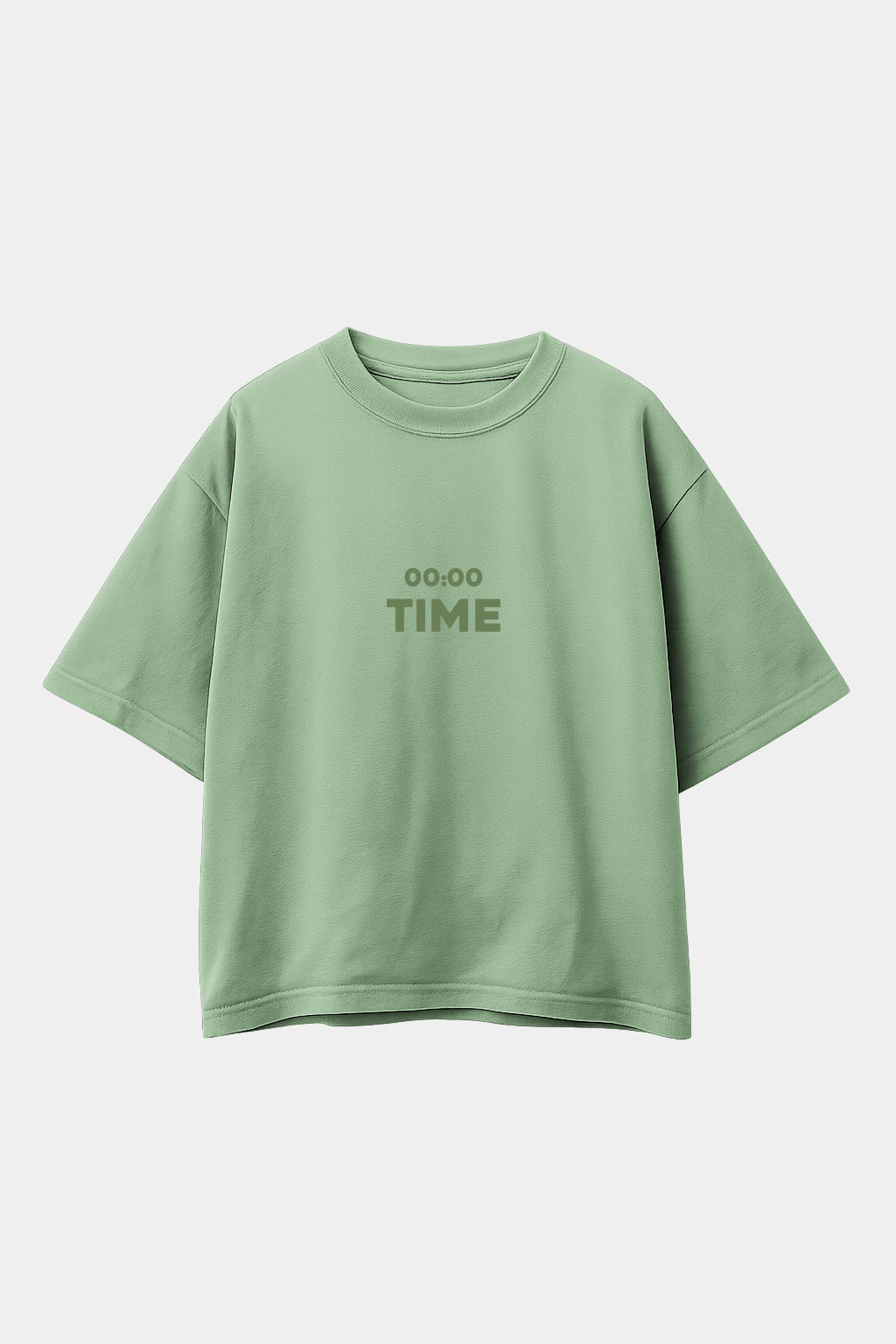 POLO OVERSIZE TIME VERDE AGUA