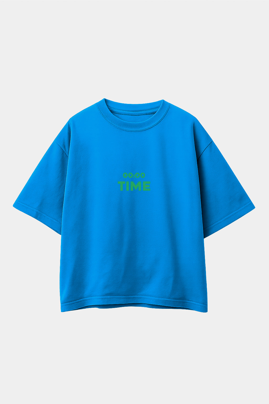 POLO OVERSIZE TIME AZULINO