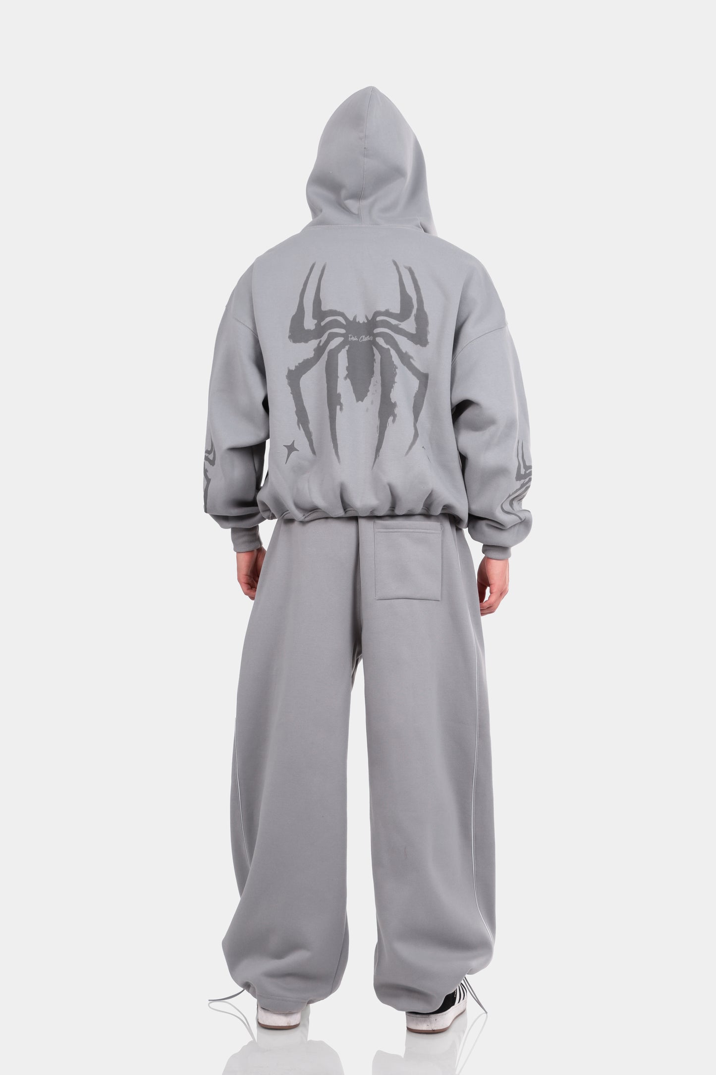 SUDADERA CON CIERRE GRIS