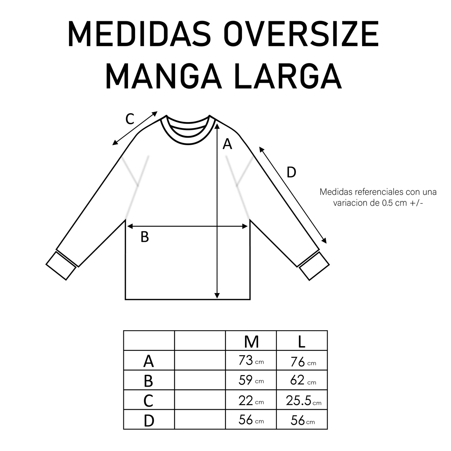 POLOS OVERSIZE MANGA LARGA