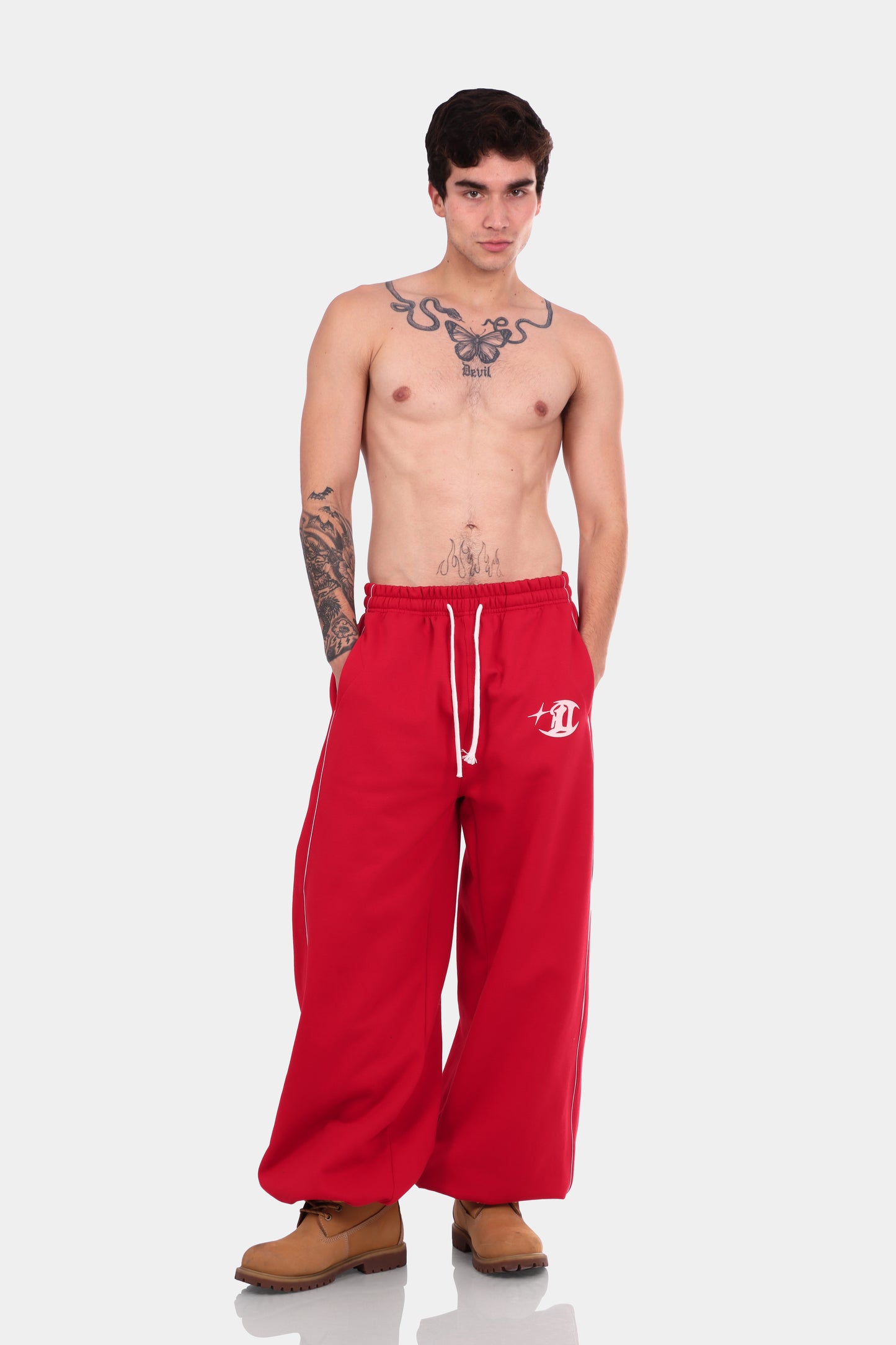 PANTS SUPER BAGGY ( REGULABLES ) ROJO