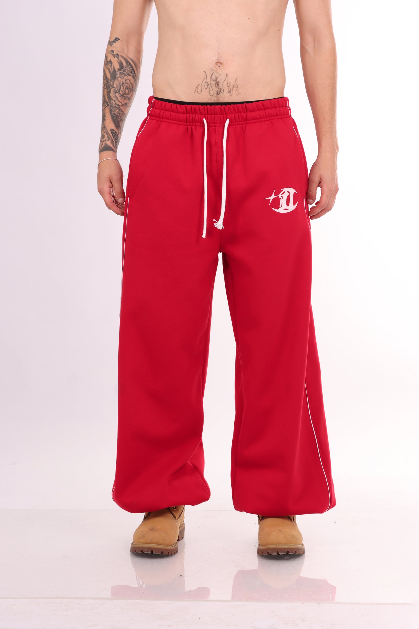 PANTS SUPER BAGGY ( REGULABLES ) ROJO