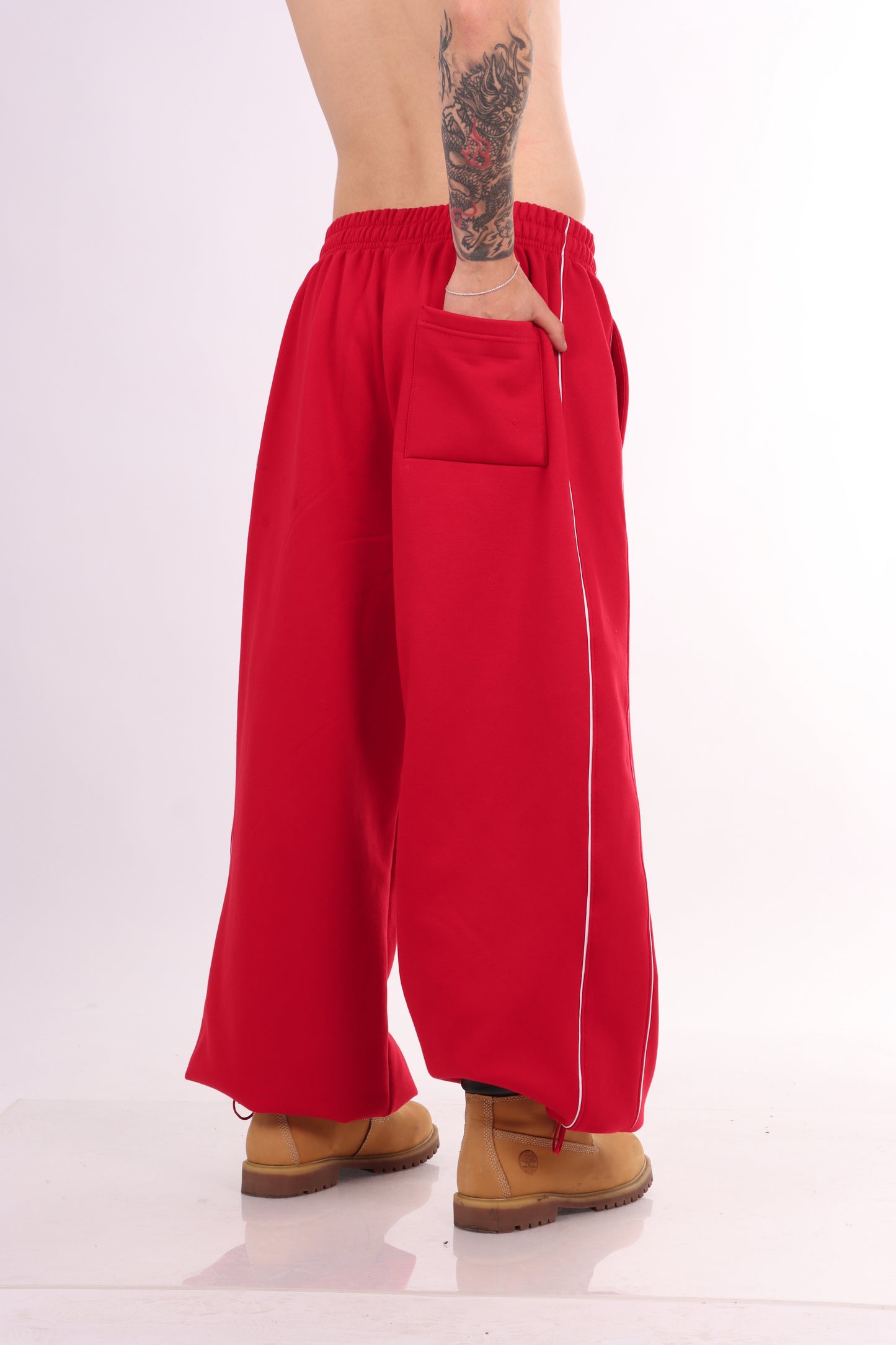 PANTS SUPER BAGGY ( REGULABLES ) ROJO