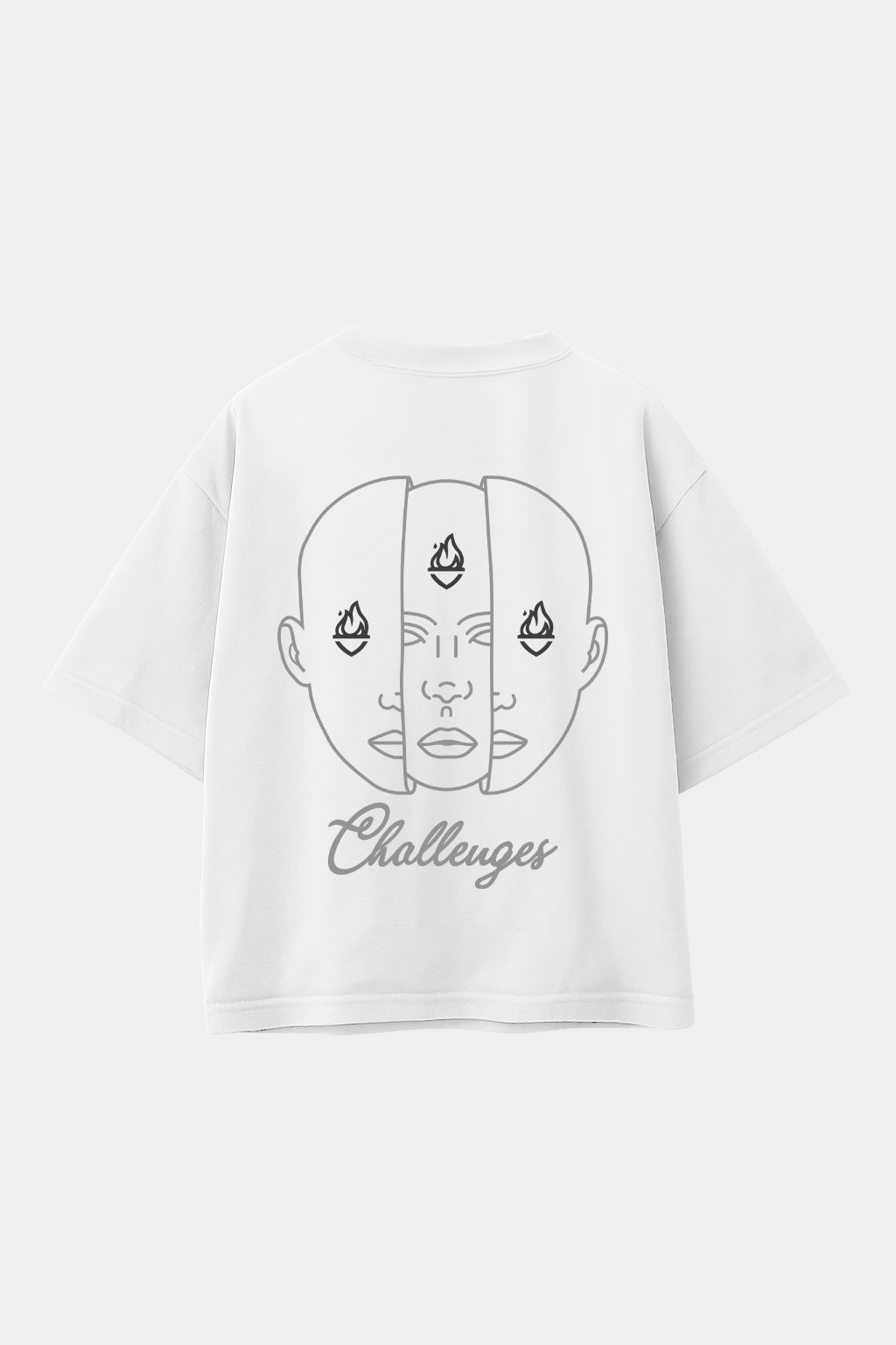 POLO OVERSIZE CHALLENGE BLANCO