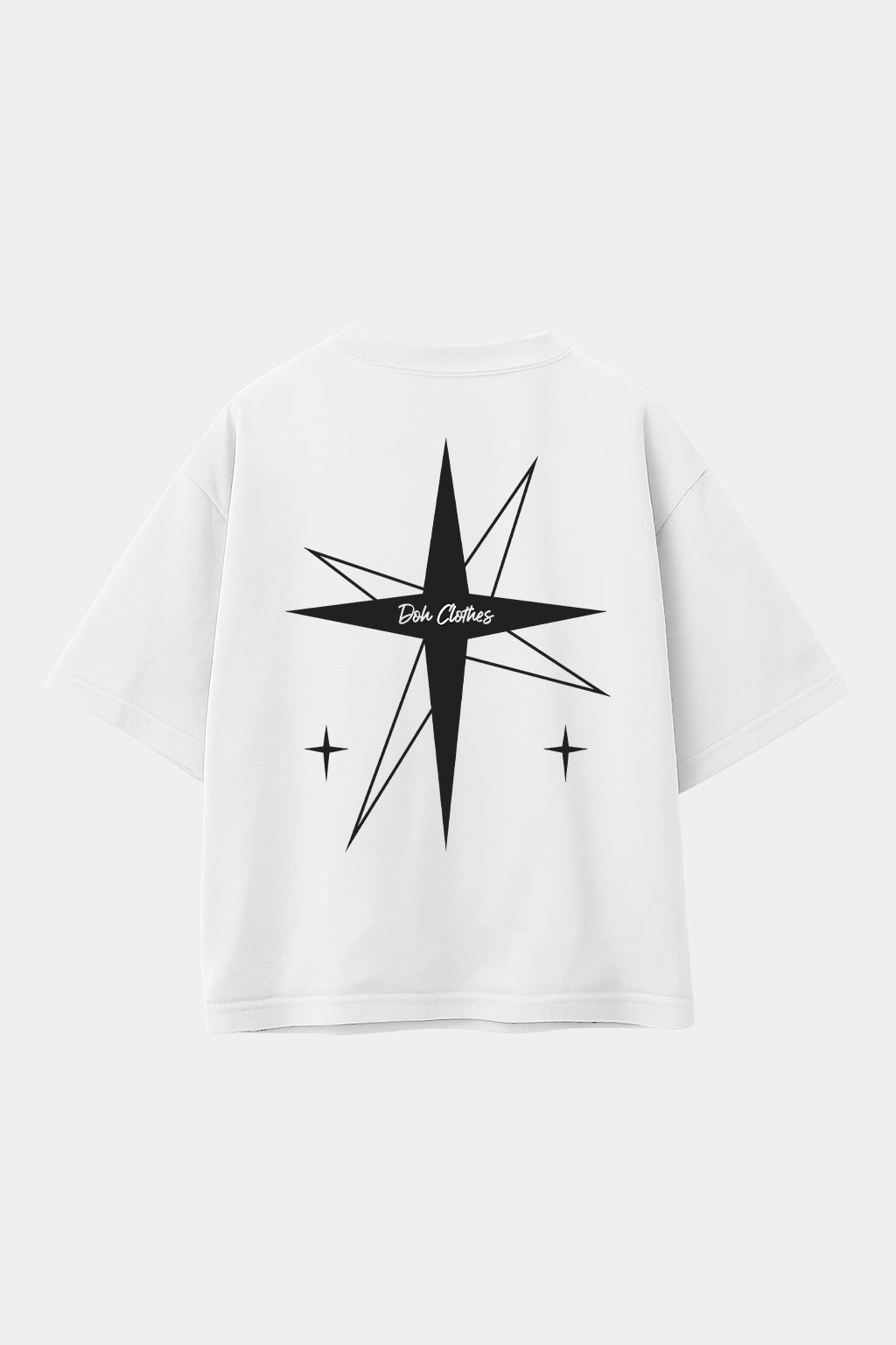 POLO OVERSIZE ESTRELLA BLANCO
