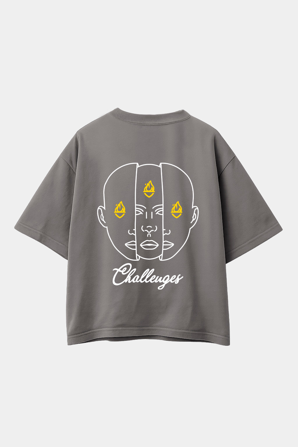 POLO OVERSIZE CHALLENGE GRIS