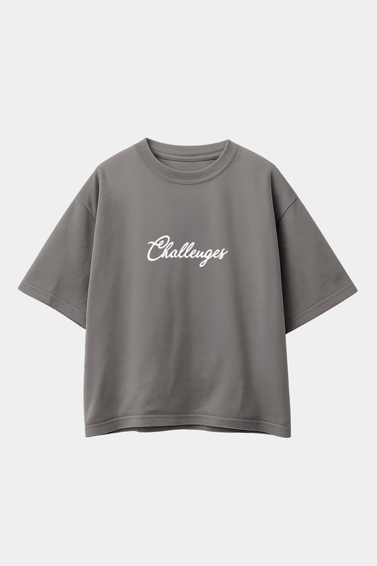 POLO OVERSIZE CHALLENGE GRIS