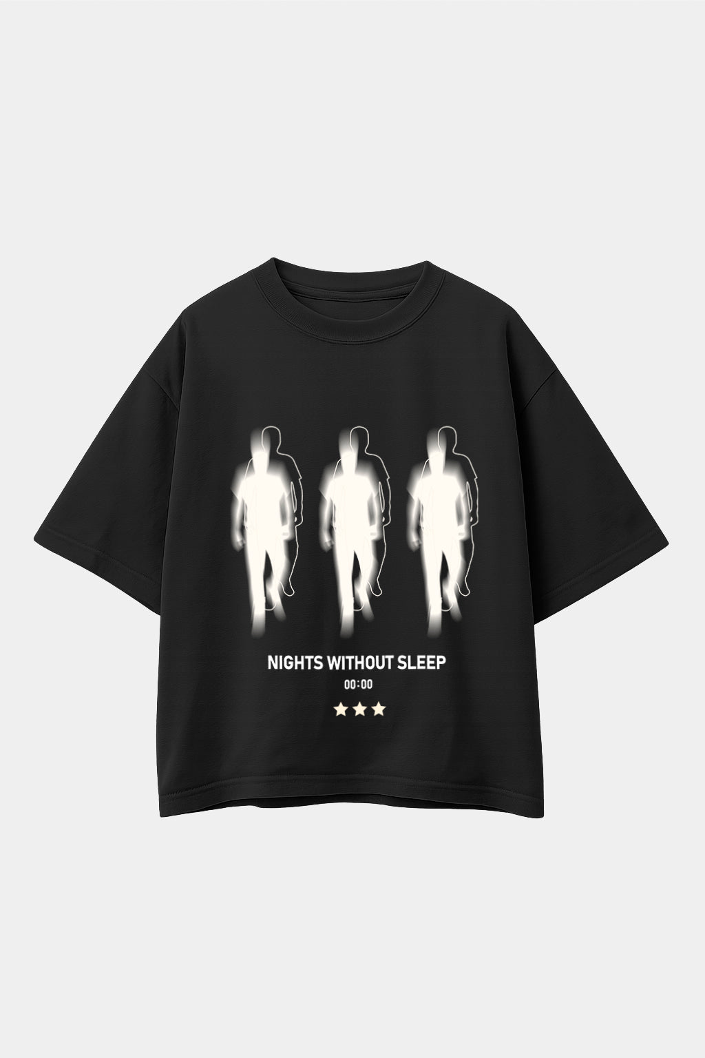 POLO OVERSIZE SLEEP NEGRO
