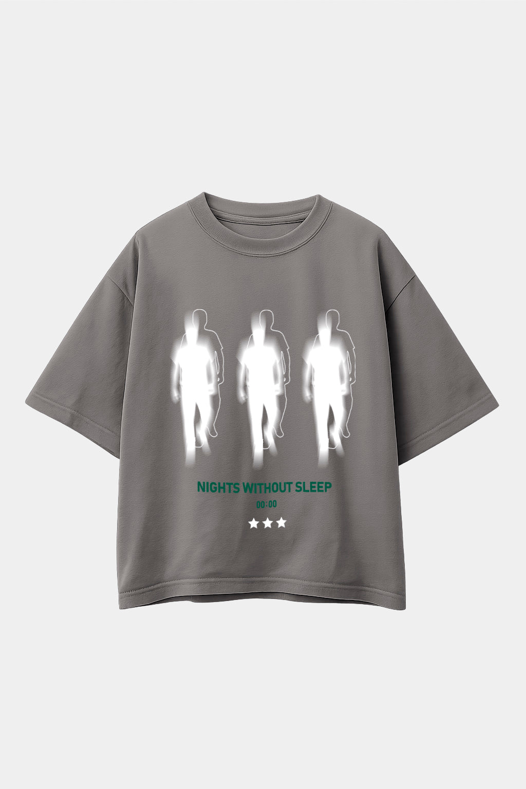 POLO OVERSIZE SLEEP PLOMO