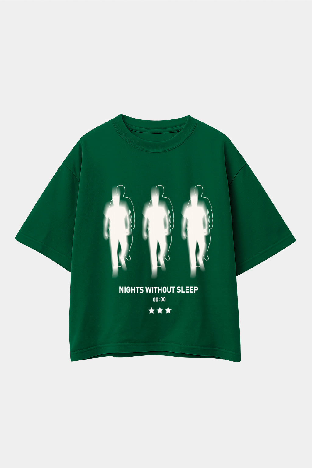 POLO OVERSIZE SLEEP VERDE BOTELLA