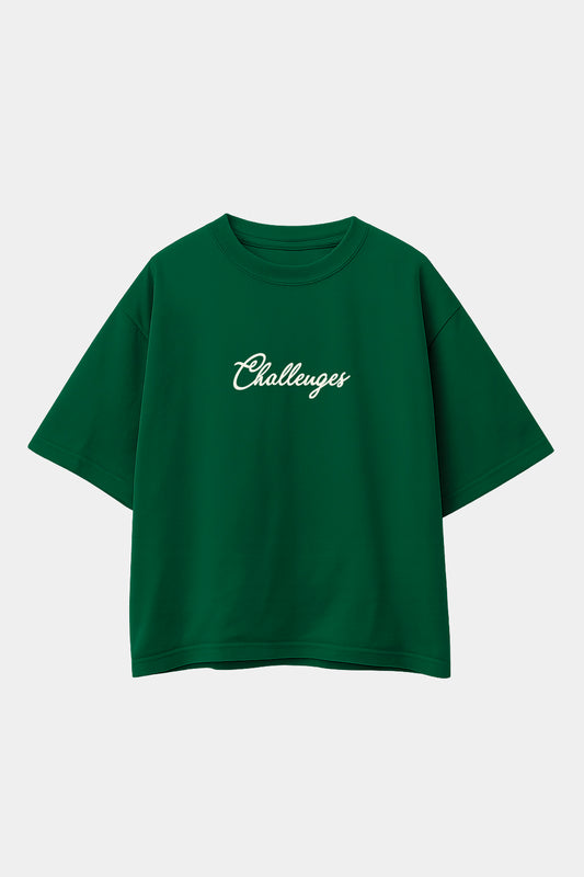 POLO OVERSIZE CHALLENGE VERDE